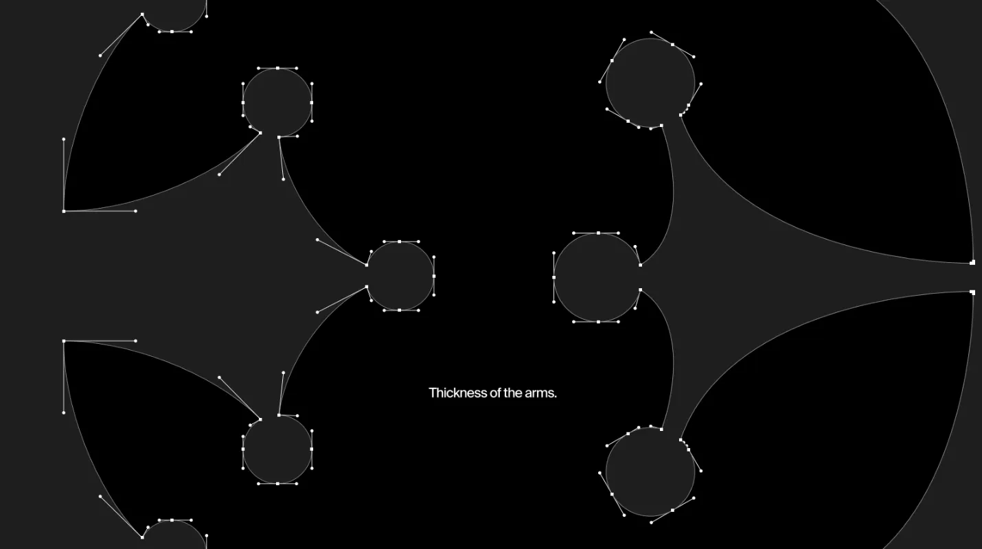 The vector construction of the new Pisan cross